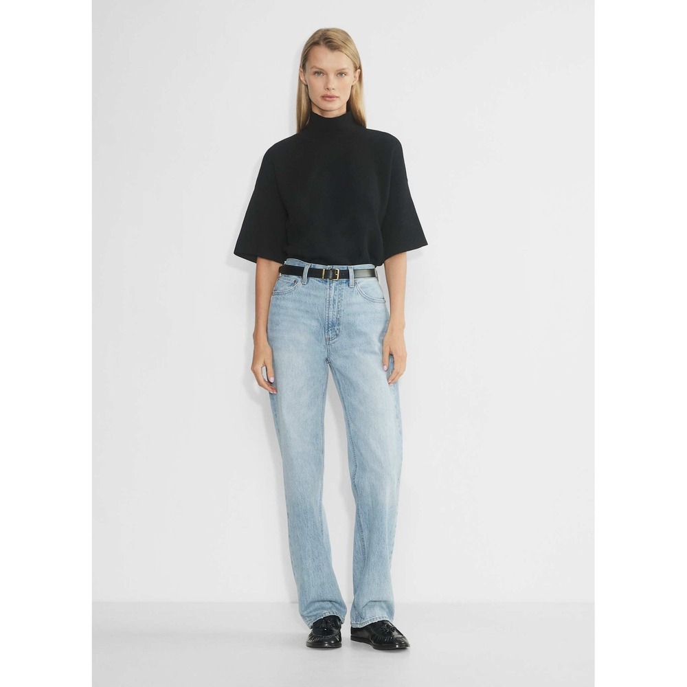 Aritzia Denim Forum 90s Classic Mid Relaxed Straight Jeans Size 30
